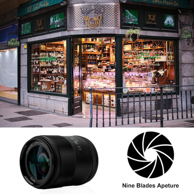 Meike 33mm F1.4 Weitwinkel APS-C AF STM(Schrittmotor) Objektiv Autofokus Festbrennweiten für Sony E