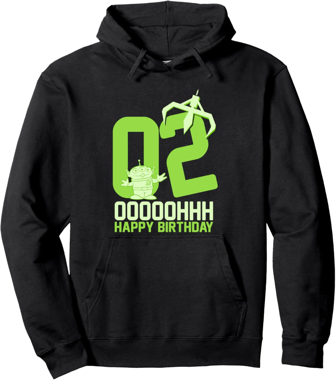 Disney Pixar Toy Story Aliens OOOOH Happy 2nd Birthday Pullover Hoodie