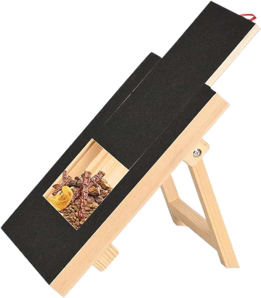 Kratzbrett Hunde Mit Leckerli Box, Krallenschleifer Mit Snack Box Hundekrallen Nagelfeile Brett Für