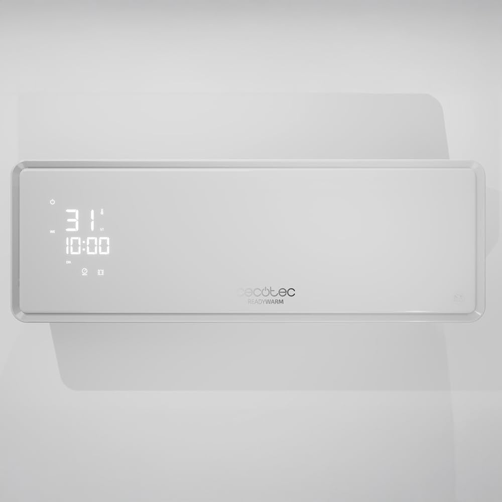Cecotec Ready Warm 5310 PowerBox Keramik-Wandheizung mit LED-Display und Fernbedienung, 2000 W, 3 Mo