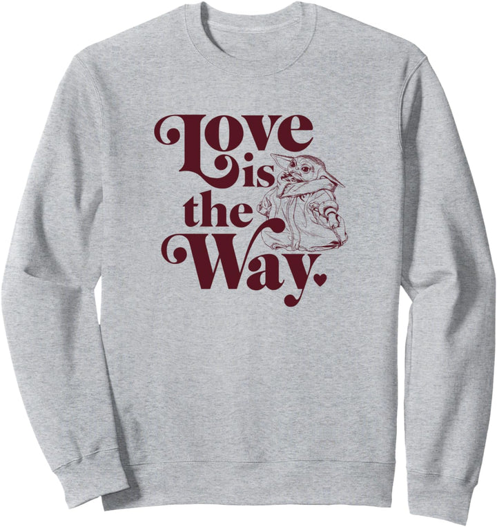 Star Wars: The Mandalorian The Child Valentine The Love Way Sweatshirt