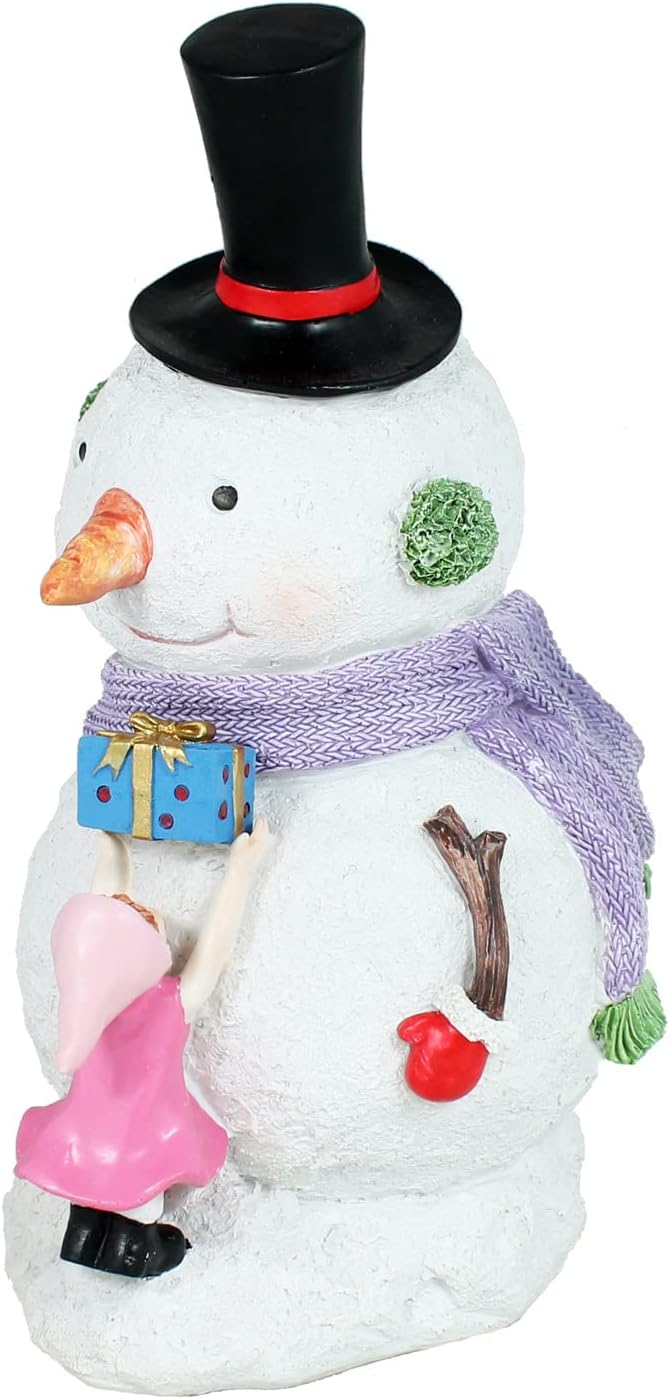 colourliving Schneemann Figuren Weihnachtsfiguren für draussen Schneemann Deko versch. Motive Outdoo