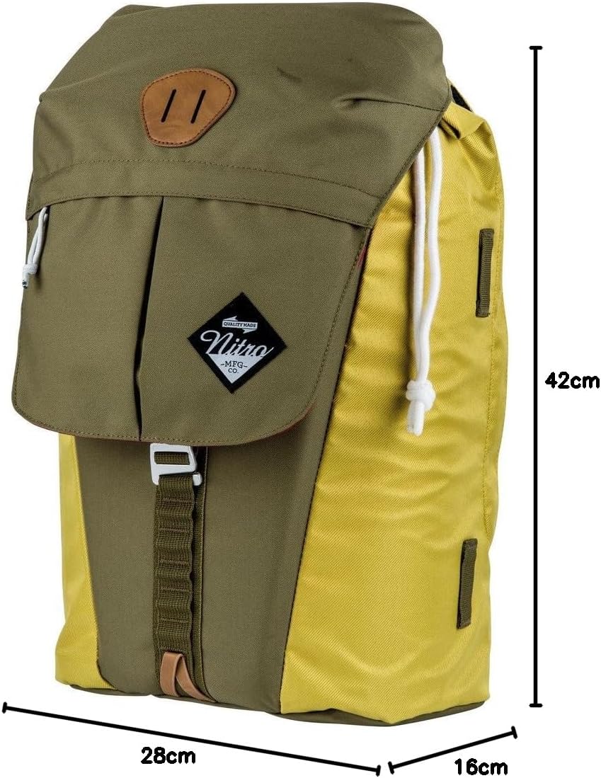 Nitro Cypress sportiver Daypack Rucksack für Uni &amp; Freizeit, Streetpack mit gepolstertem 15“ Wide La