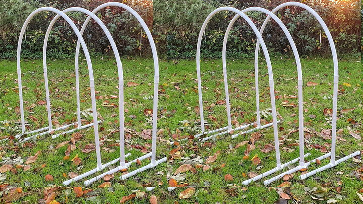 Wuzzmann 6er Set NADAC Hoopers Bögen mit Ständer, PVC/ALU, VDH-KONFORM