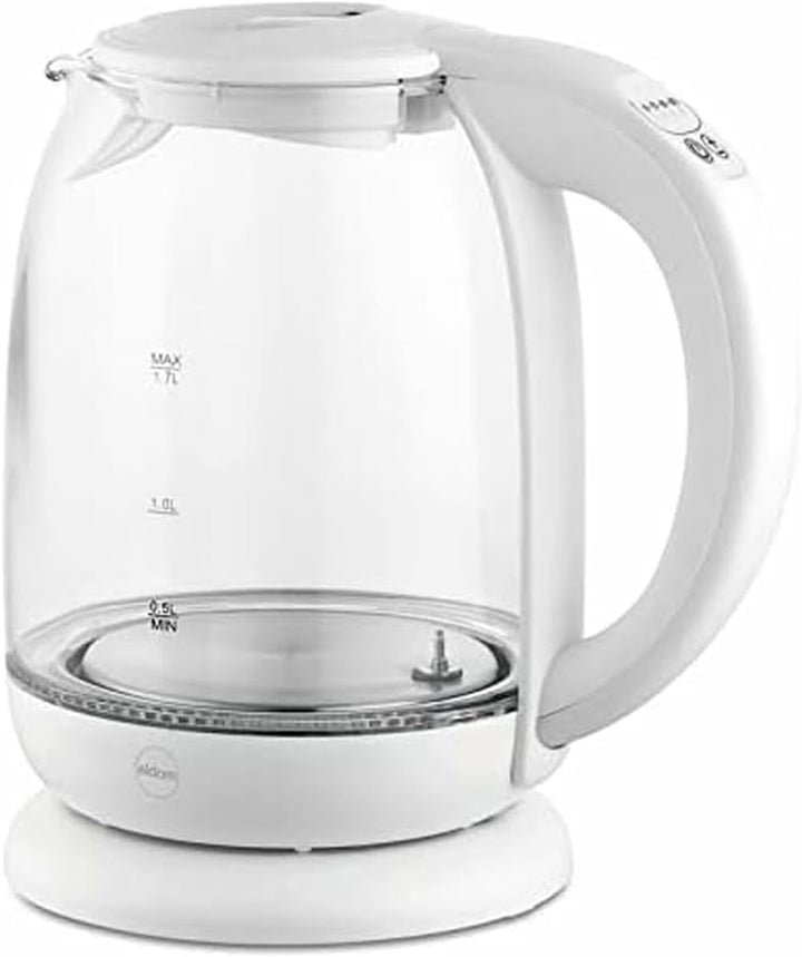 eldom C510 Glas Wasserkocher mit Temperatureinstellung (40°C-100°C) | 1,7 Liter Kapazität | Warmhalt