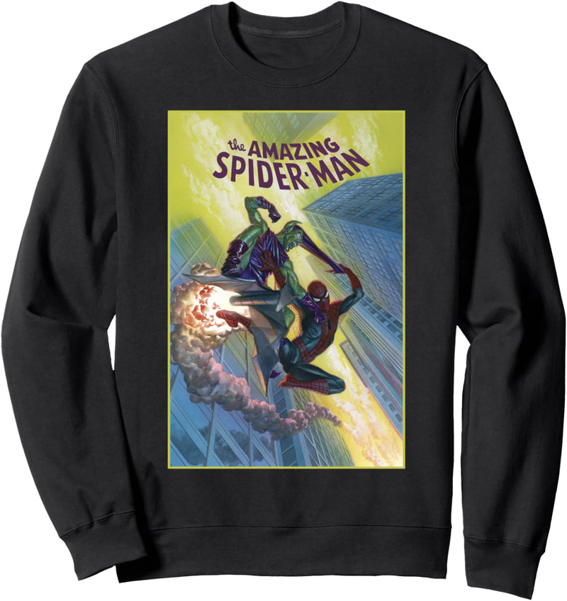 Marvel Spider-Man Goblin Battle Comic Cover Sweatshirt