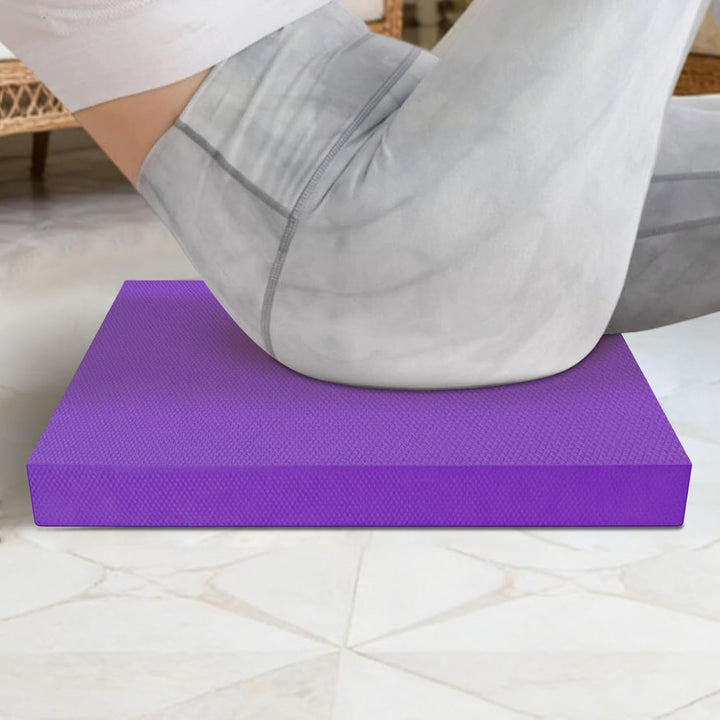 Stabilitätskissen - Antirutsch-Trainer aus TPE 50x40 cm | Trainings Schaumstoff Pad Gepolsterte Bala