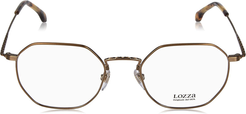 Lozza Unisex Sunglasses 50 Matt Antique Gold, 50 Matt Antique Gold