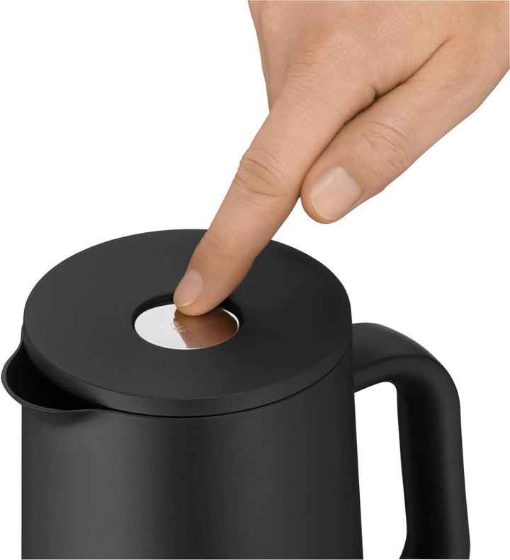 WMF Impulse Thermoskanne 1l, Isolierkanne für Kaffee oder Tee, Druckverschluss, hält Getränke 24h ka