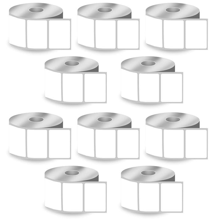 BETCKEY - 51mm x 38mm(2 in x 1,5 in) Perforierte Barcode/Adresse Thermoetiketten Kompatibel mit Zebr