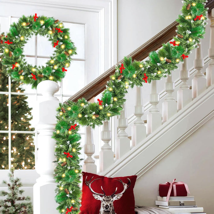 Weihnachtsgrün-Girlande (Red2) SDTT-RED-01, SDTT-RED-01