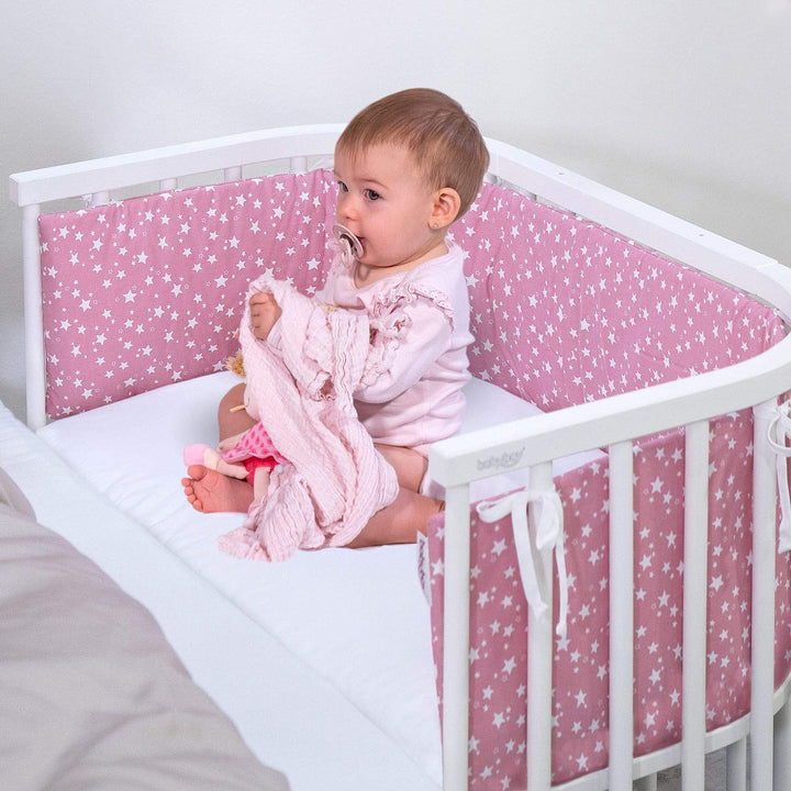 babybay Jersey Spannbetttuch Deluxe Doppelpack passend für Modell Original, weiss Weiss 2 Stück 100%