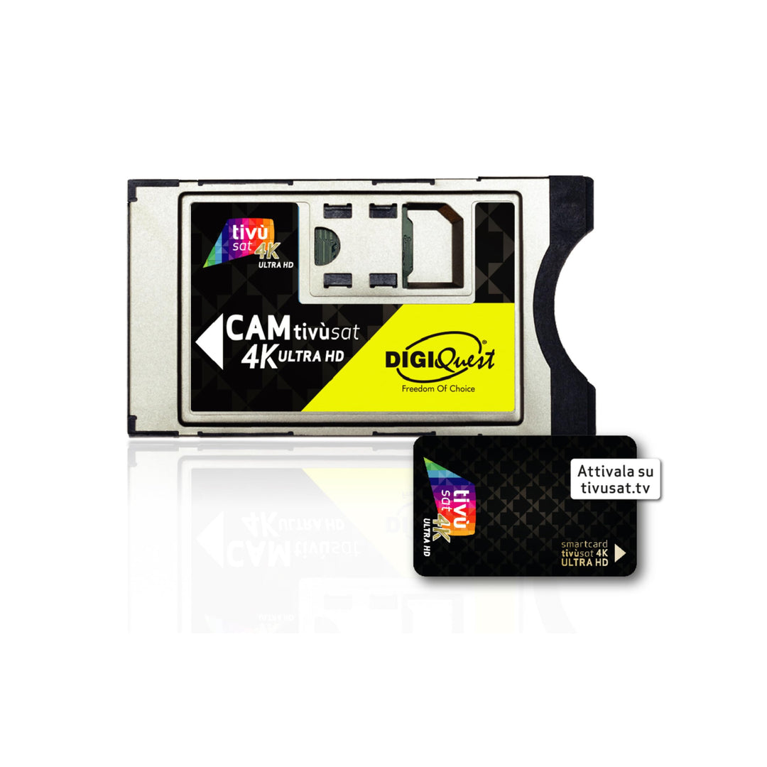 Digiquest CAM tivusat 4K Ultra HD Kanal-fähiges Gerät DAZN CAM 4K UHD, CAM 4K UHD