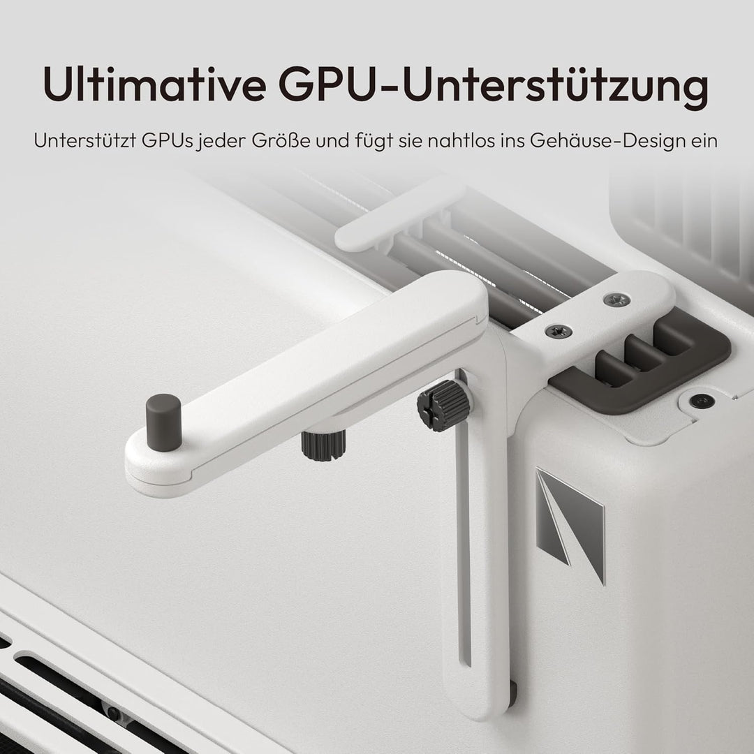 HAVN HS 420 Dual-Chamber ATX Mid Tower PC Gehäuse Weiss | Hybrid-Design, 11x 140mm Lüfter & 3X 420mm