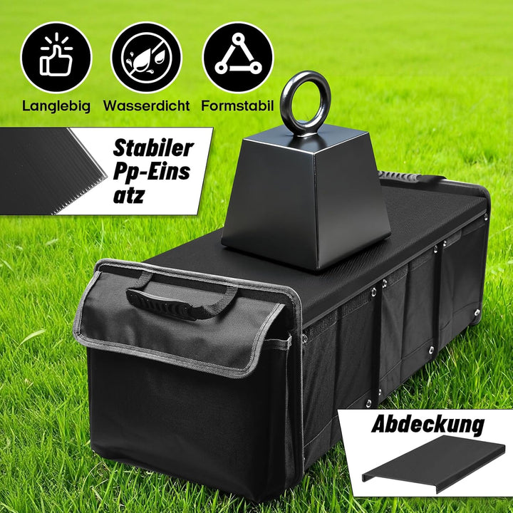 94L Auto Kofferraum Organizer, 5 In 1 Faltbare Kofferraumtasche mit integrierter Kühltasche, 3 Extra
