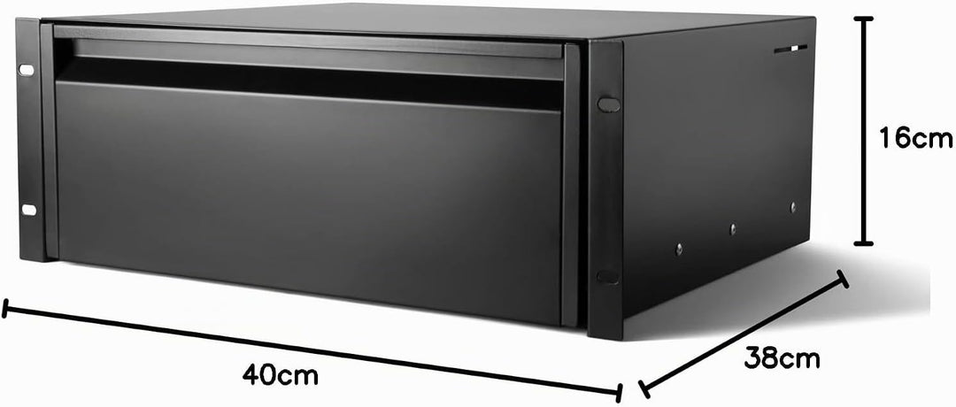Adam Hall 874E04A Rack-Schublade 4 HE Aluminum 4 HE, Aluminum 4 HE
