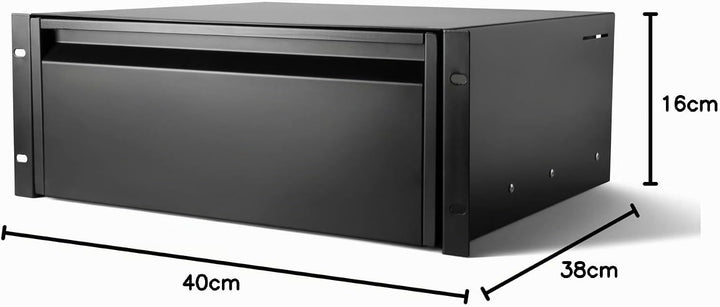 Adam Hall 874E04A Rack-Schublade 4 HE Aluminum 4 HE, Aluminum 4 HE