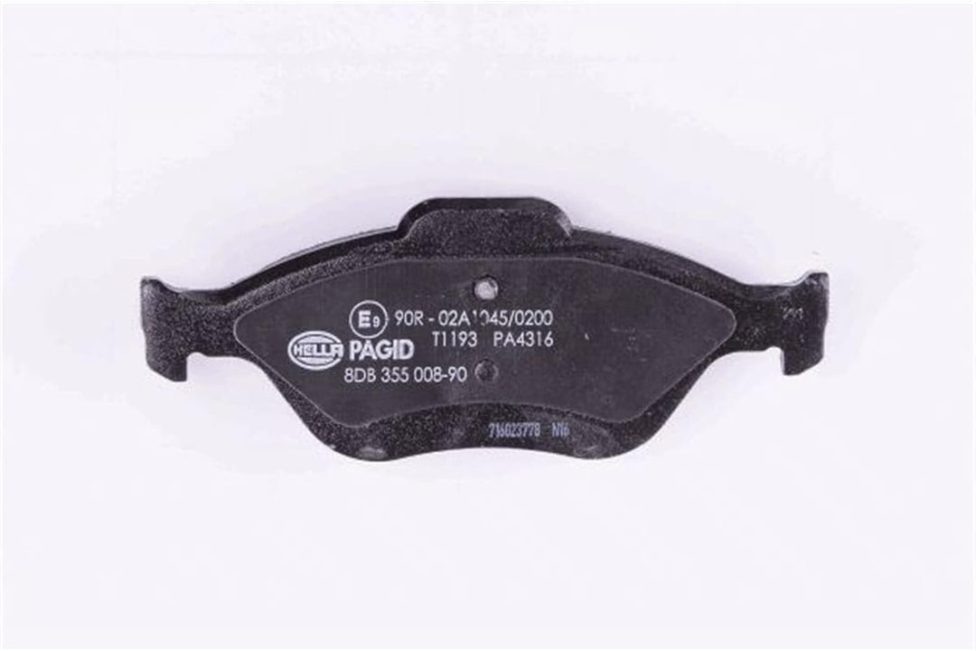 HELLA PAGID 8DB 355 008-901 Bremsbelagsatz - T1193 - Dicke/Stärke: 18.8mm - Bremssystem: Teves - nic