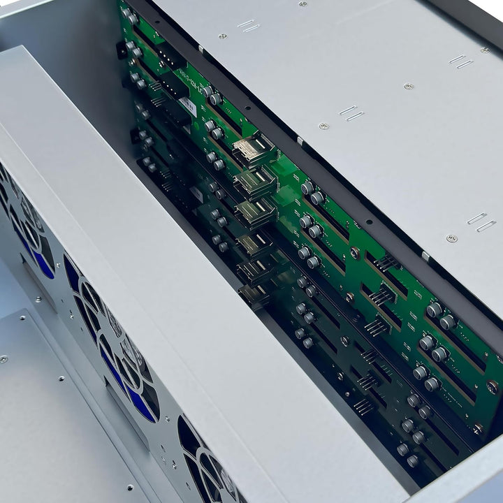 FANTEC 1873 SRC-4240X07 19" 4HE 680mm Storage Gehäuse (24x SAS/SATA Einschübe mit je 2 Status LEDs,