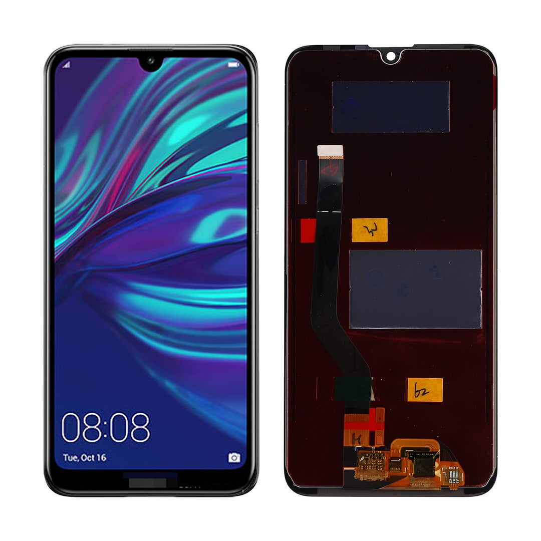 SwarKing LCD Display kompatibel mit Huawei Y7 2019 Touch Screen Digitizer (Schwarz ohne Rahmen) Ersa