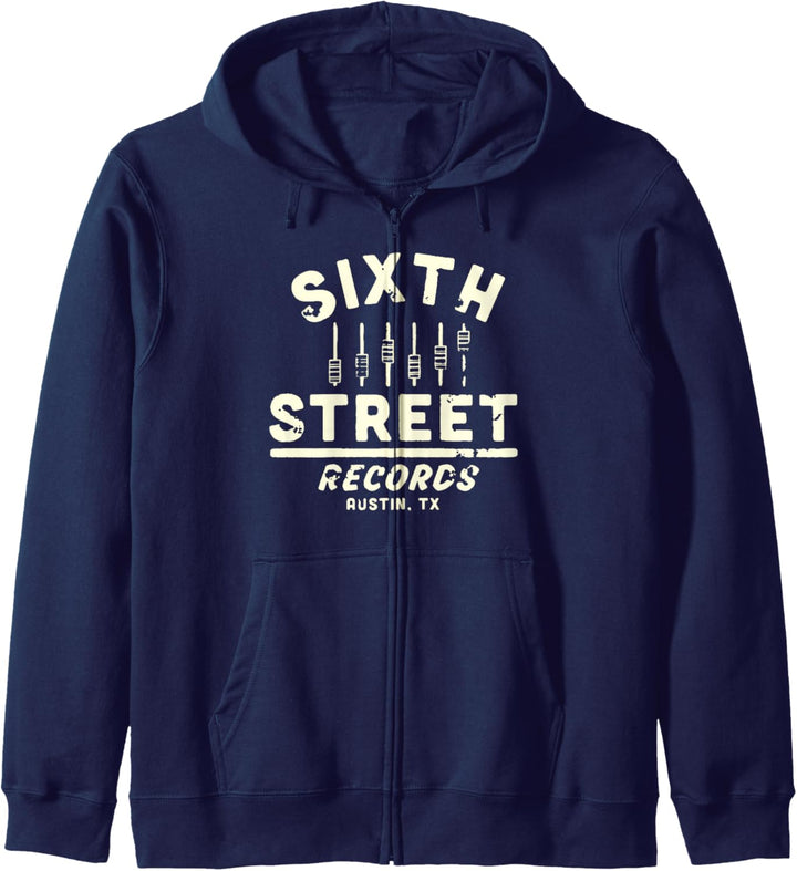 Sixth Street Records Austin Soundboard Kapuzenjacke