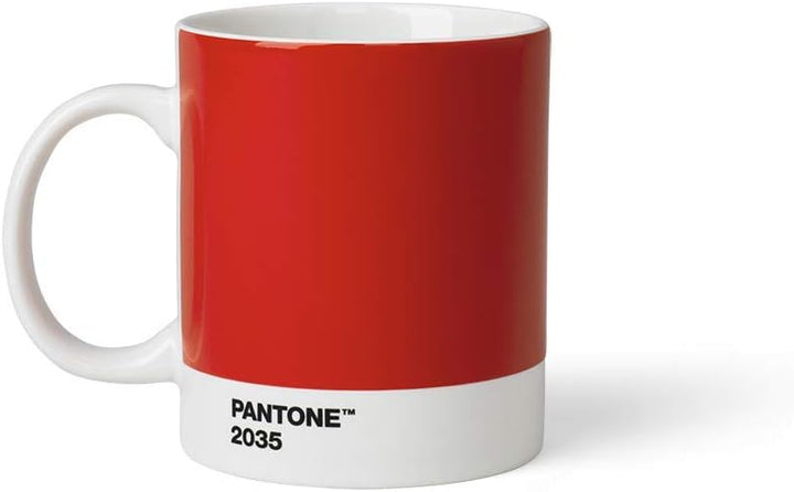 Pantone Porzellan Becher 6er-Set, 6 Kaffeetassen à 375 ml, coffee, mit Henkel, spülmaschinenfest, kl