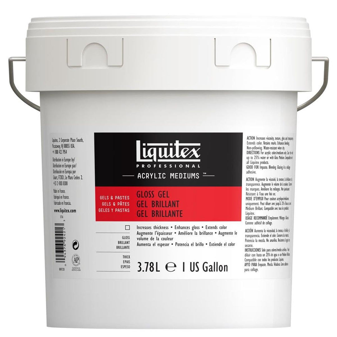 Liquitex Modelliermasse 3.78L, Transparten 3,78L - Glanz Gelmedium Glanz Gelmedium, 3,78L - Glanz Ge