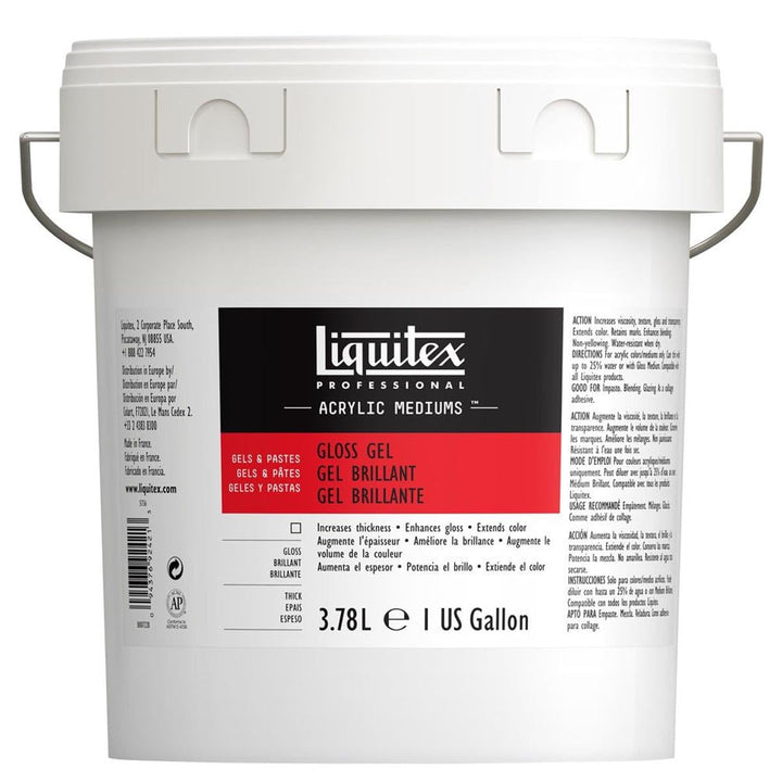 Liquitex Modelliermasse 3.78L, Transparten 3,78L - Glanz Gelmedium Glanz Gelmedium, 3,78L - Glanz Ge