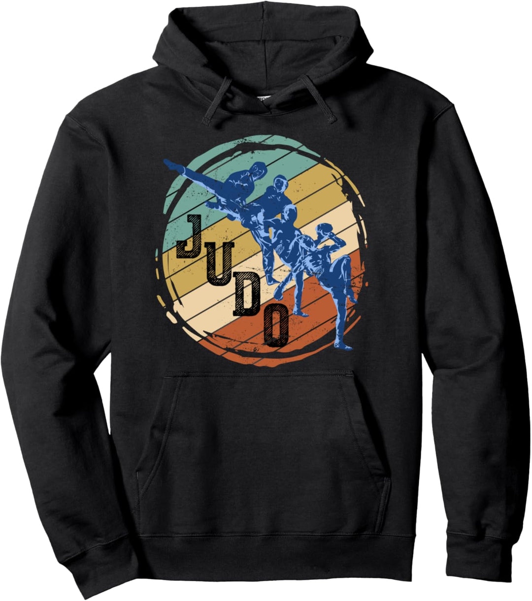 Retro Judo Pullover Hoodie