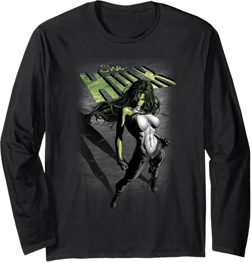 Marvel She-Hulk Shadow Langarmshirt