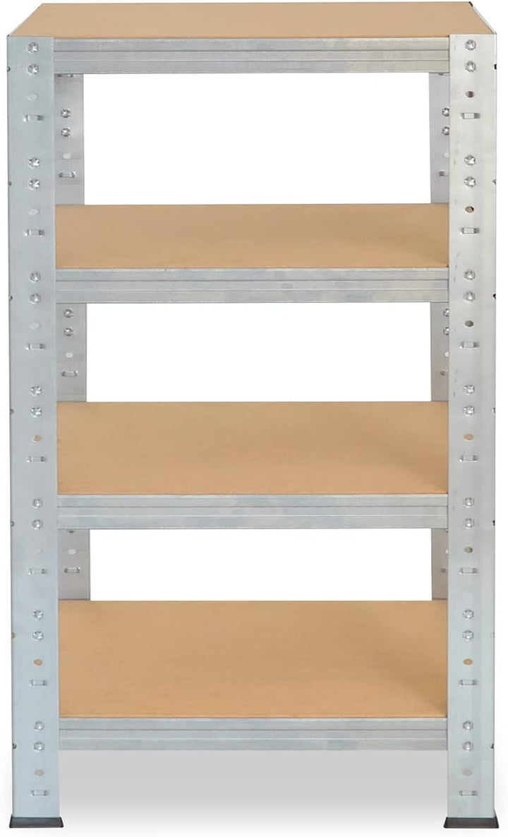 shelfplaza® 100x45x45cm Home Schwerlastregal verzinkt/Metallregal mit 4 Böden/Kellerregal Metall, Ga