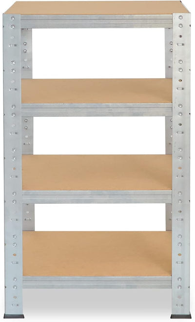 shelfplaza® 100x60x60cm Home Schwerlastregal verzinkt/Metallregal mit 4 Böden/Kellerregal Metall, Ga