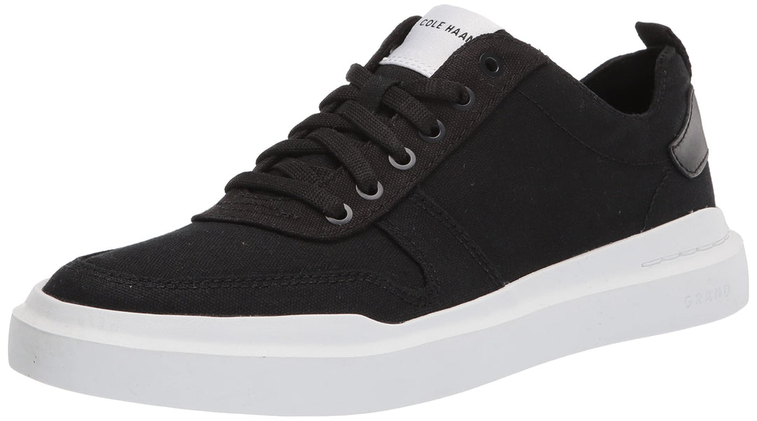 Cole Haan Herren Gp RLY Canvs Crt SNK:Black Canvas/Optic Sneaker 40.5 EU Schwarz, 40.5 EU Schwarz