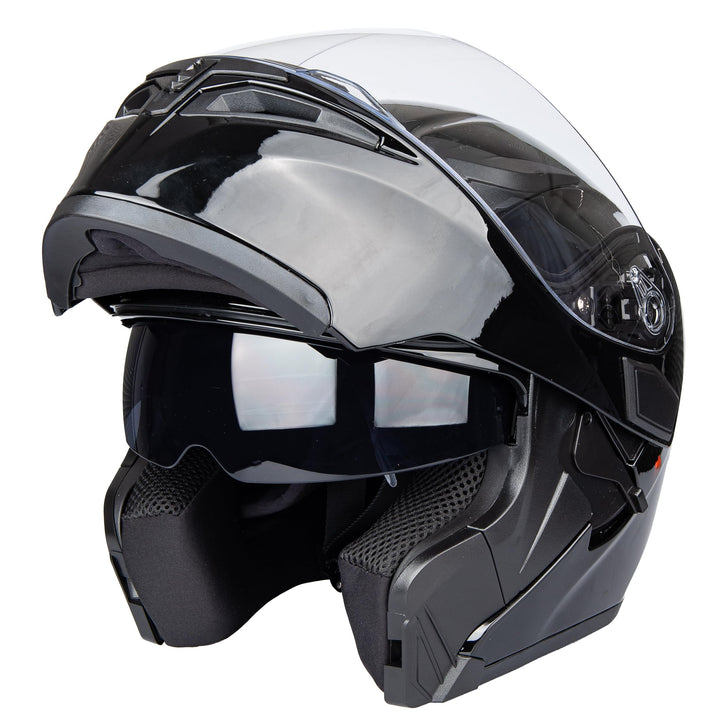 JIEKAI Helm für Motorräder Full-Face Motorcycle Helmet Tragbarer Integralhelme Flip-up Motorradhelm