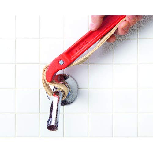 RIDGID 31365 Modell 5 Gurtrohrzange, 8" Bandschlüssel mit verstellbarer Kapazität und 48" Band 5 wit