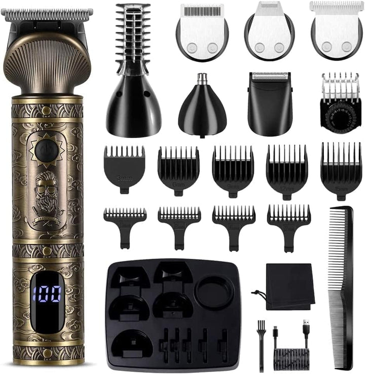Surker Haarschneidemaschine Set Profi Haarschneider Herren Präzisionstrimmer Barttrimmer Bartschneid