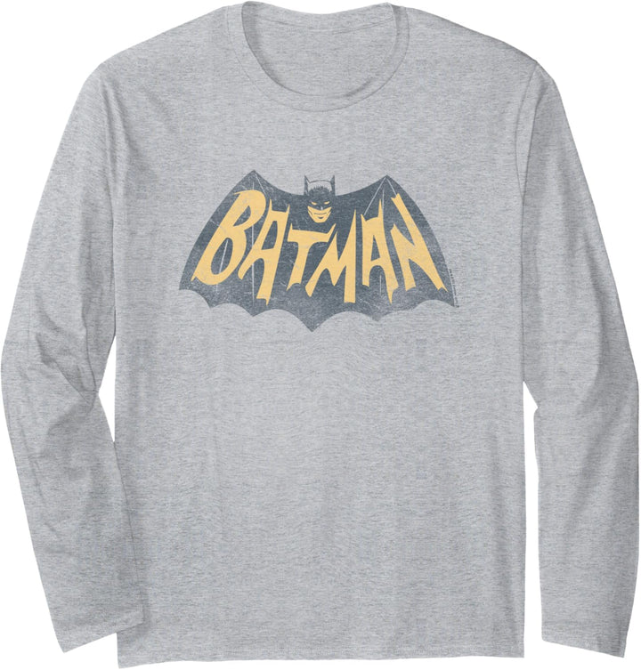 Batman Classic TV Series Show Logo Langarmshirt