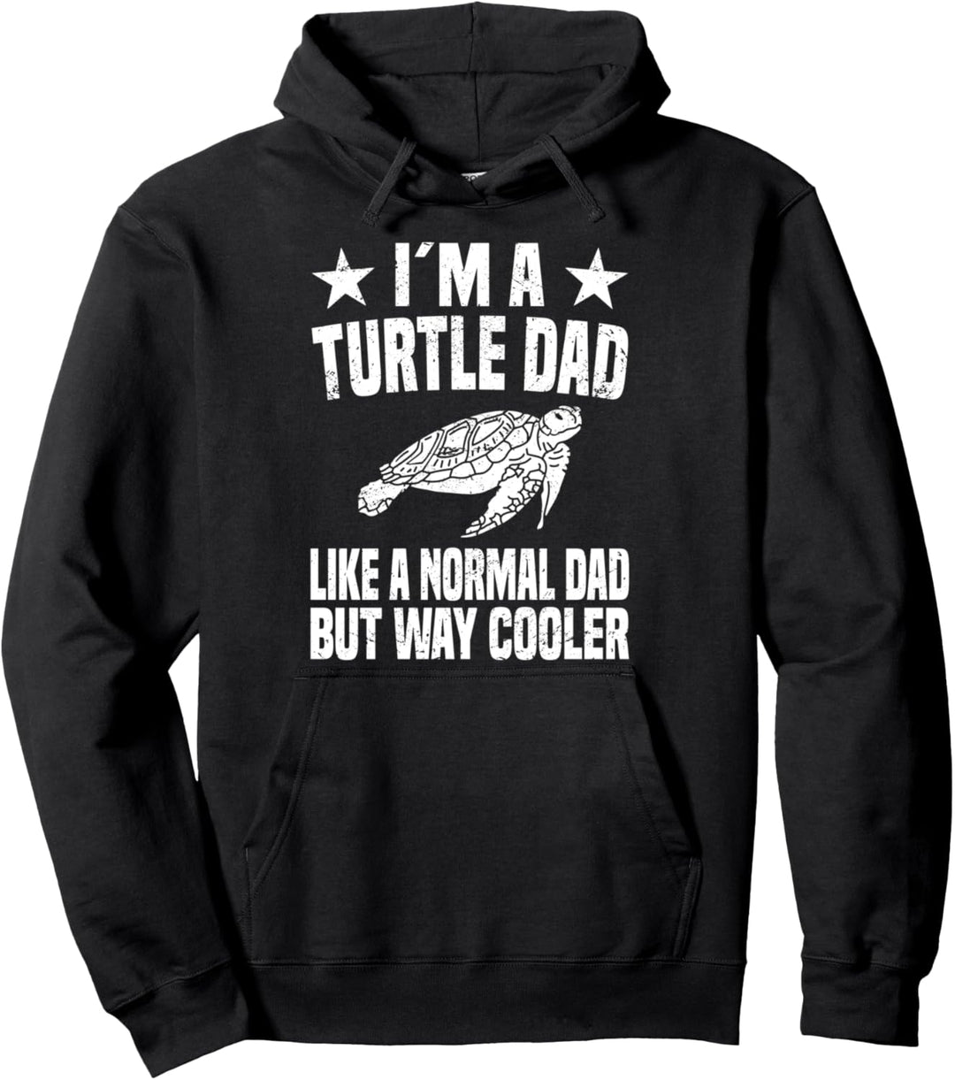 Schildkröte Papa Vatertag Haustier Wasserschildkröte Reptilien Terrarium Pullover Hoodie