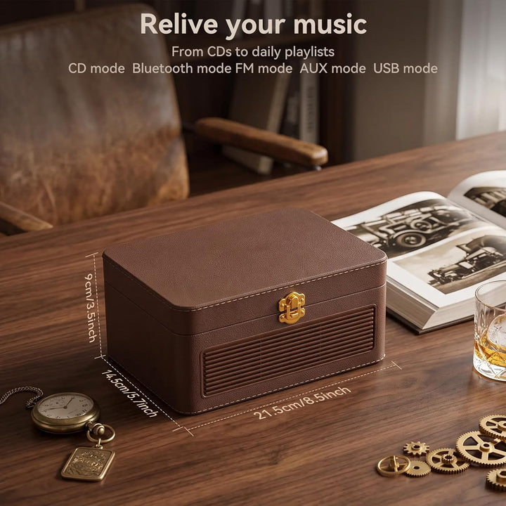 CD Player Tragbar Bluetooth: Kegaudio Radio mit CD-Player Tragbarer mit Lautsprecher Fernbedienung U