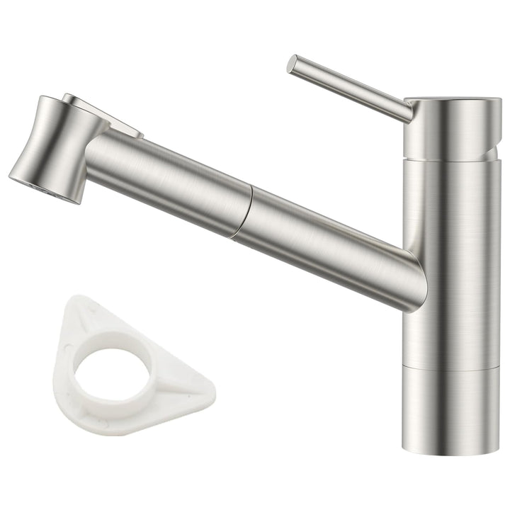 DAYONE Küchenarmatur mit Ausziehbarer Brause, Hochdruck Wasserhahn Küche, Spültischarmatur mit Herau