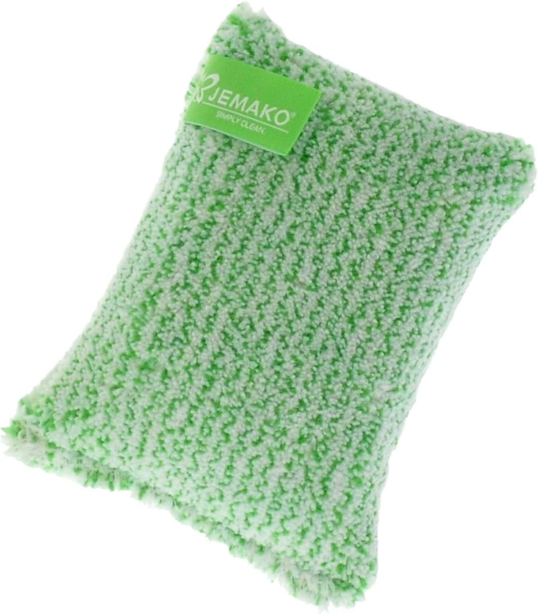 Jemako 3er Set grüne Faser - DuoTuch - Reinigungsschwamm Kurzflor - CleanStick 35 cm - inkl. Sinland