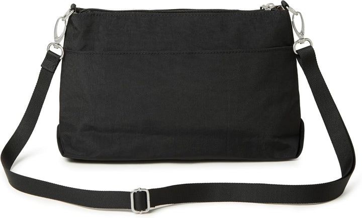 Baggallini Damen Original RFID Everyday Crossbody Bag Umhängetasche, Einheitsgrösse Schwarz, Schwarz