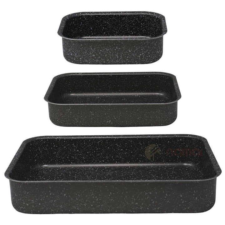 NAMAI - Set aus 3 Auflaufform - Lasagne Auflaufform - Geeignet Für Die Spülmaschine - Made In Italy