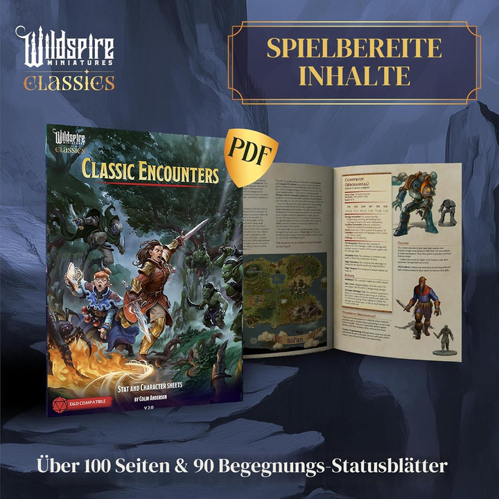 Classic Encounters II - 135 Monsters & Encounters for DND Miniatures Bulk & Dungeons Dragons | 28mm