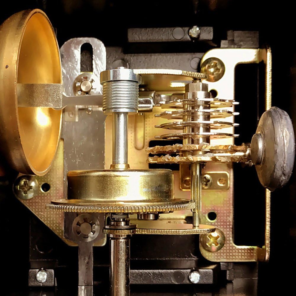 TAMUME Schwarz Kunststoff Metronom Mechanisch mit Kunststoff Gehäuse - Schwarz Holz Textur