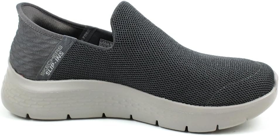 Skechers Herren Go Walk Flex Hausschuh 40 EU Dark Grey Textile, 40 EU Dark Grey Textile