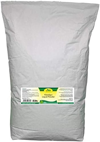 cdVet Kieselgur Liquid Powder 25 kg - Kieselalgen Puder zur Bindung von Feuchtigkeit Flohkot Milbenk