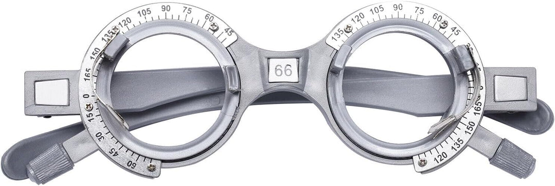 104 Stück Testlinsen-Set Optometrie Metall mit Metallrahmen und Aluminiumetui Optometrisches Zubehör