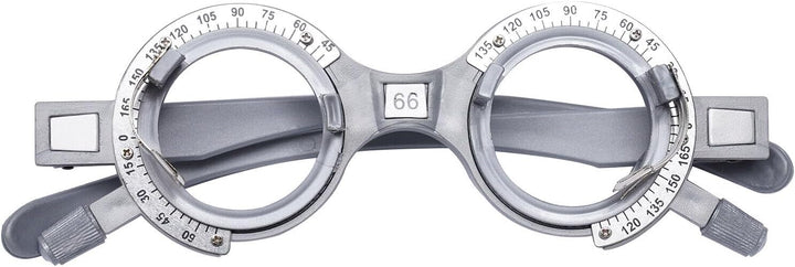 104 Stück Testlinsen-Set Optometrie Metall mit Metallrahmen und Aluminiumetui Optometrisches Zubehör