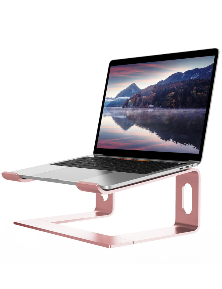 ALASHI Laptop-Ständer für Schreibtisch, Aluminium-Computer-Erhöhung, ergonomischer Notebook-Halter,